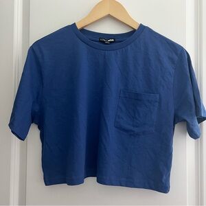 Fashion Nova Blue Knit Top